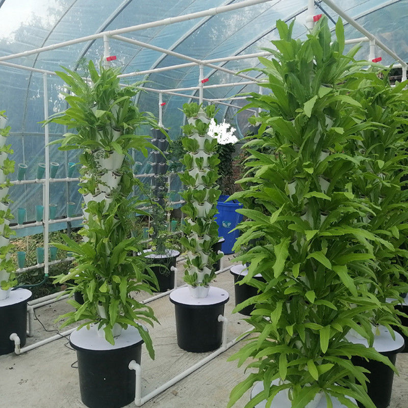 استخدام منزلي حديقة بتال نظام زراعة البرج الهيدروبونيكي 6/8/10 طبقات ضوء LED اختيارية