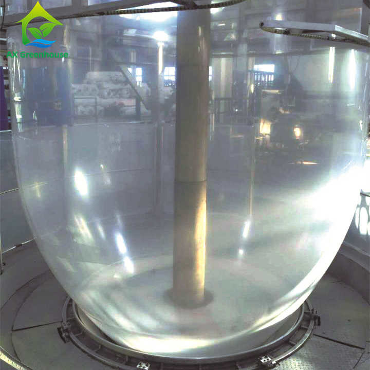 0.1-0.2mm PE PO غطاء بلاستيك الدفيئة عالية النفاذية بولي فيلم الدفيئة