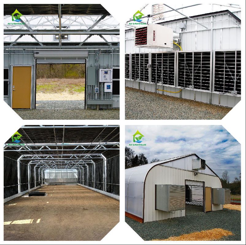 نظام مراقبة البيوت الزجاجية الذكي مع طاقة 220 فولت تيار متردد ومقياس تركيز ثاني أكسيد الكربون 0-50000 جزء في المليون للتحكم الأمثل في المناخ