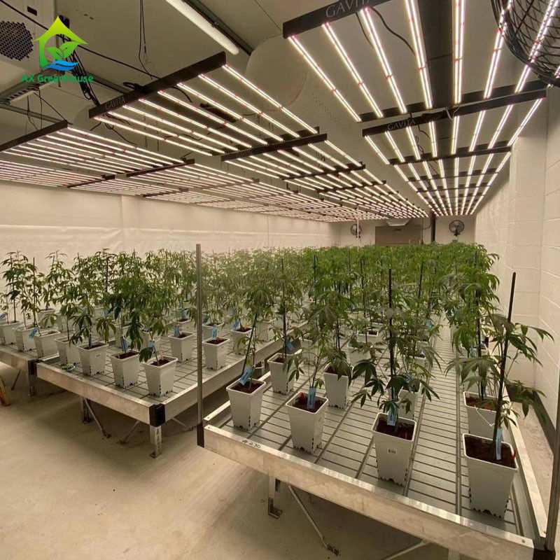 مقاعد دفيئة مستقرة وصديقة للبيئة قابلة للتدحرج مع صفائح بلاستيكية ABS وإطار من سبائك الألومنيوم بأحجام قابلة للتخصيص